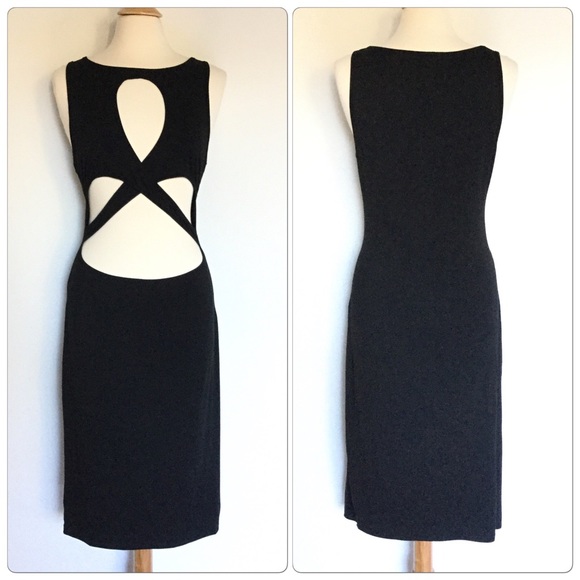 🎉HP🎉 Sexy Cut Out Bodycon Stretch Dress - Picture 2 of 3