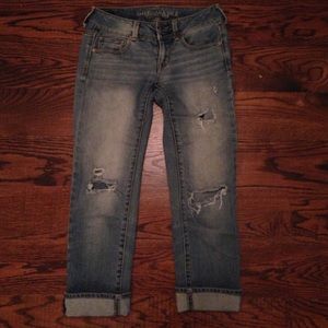 American Eagle "Artist crop" jeans