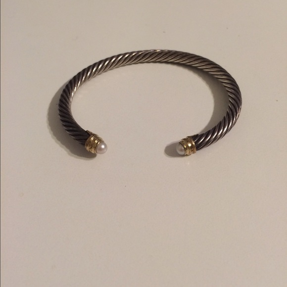 David Yurman Cable Classic Bracelet with Pearls