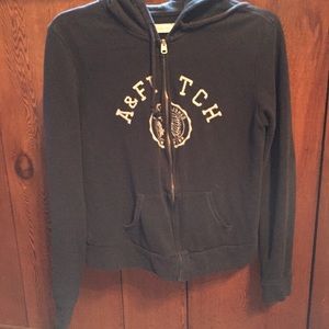 Abercrombie front zip hoddie