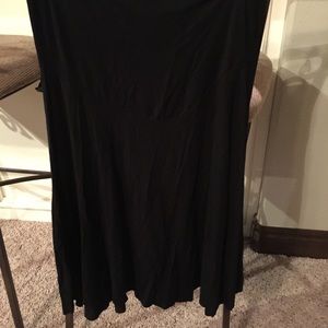 Maternity black skirt cotton