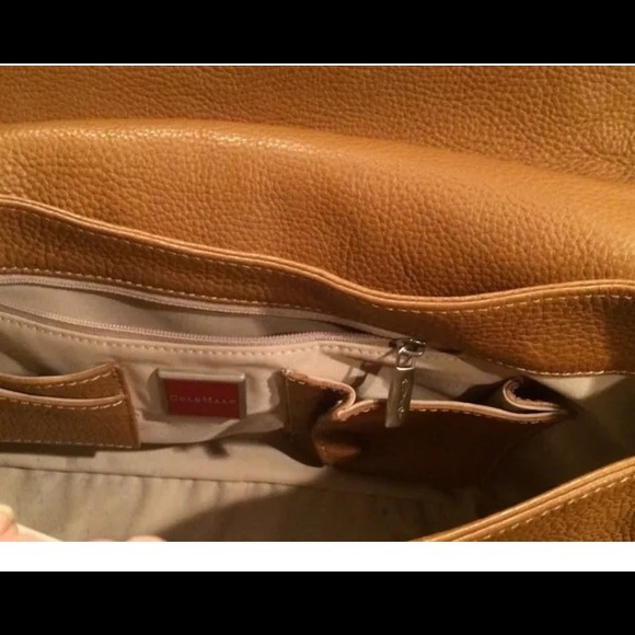 Cole haan light brown saddle bag - Picture 3 of 4