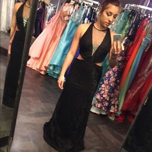 BNWT black prom dress