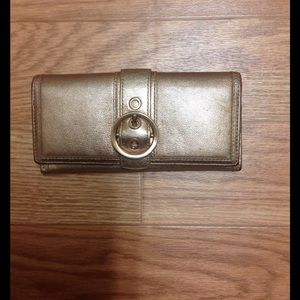 Coach Gold Wallet