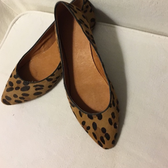 Madewell leopard print ballet flats