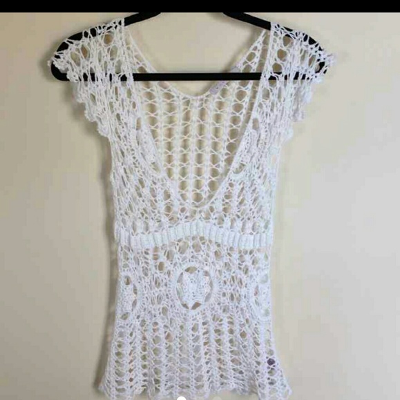 Romantic Crochet Boho Top