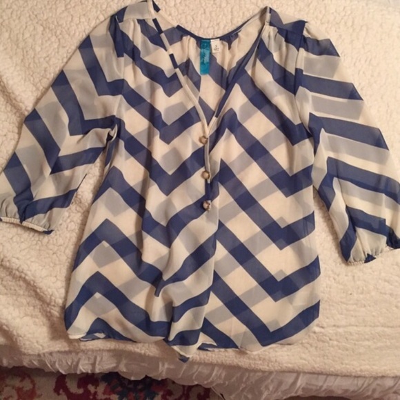 Chevron Francesca's blouse