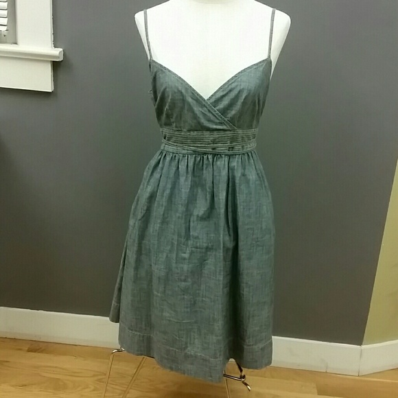 Jean wrap dress