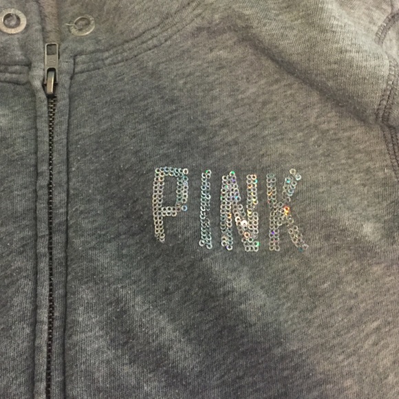 PINK Glitter Sweatshirt - Picture 2 of 4