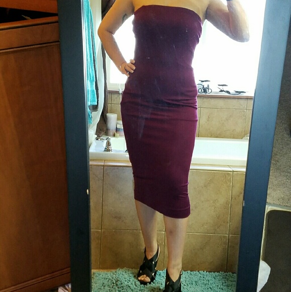 (SOLD )Dress burgundy