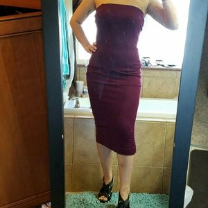 (SOLD )Dress burgundy