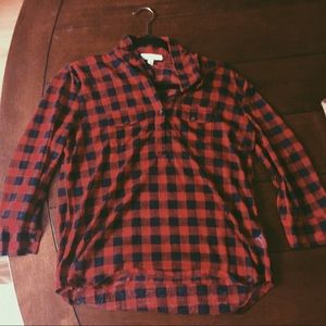 Size large flannel tee