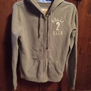Hollister zip up hoddie