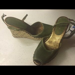 Nine West summer wedge heels