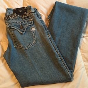 Miss Me boot cut blue jeans