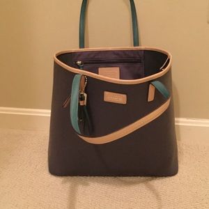 Coach metro leather tote