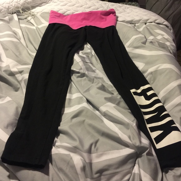 New pink Victoria's Secret leggings.