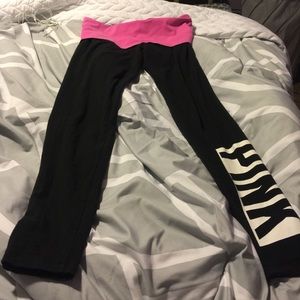 New pink Victoria's Secret leggings.