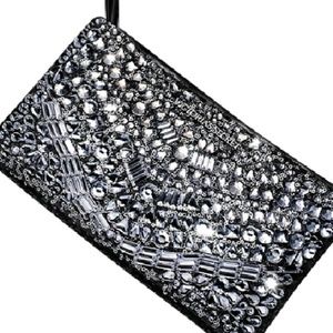Limited Edition Silver Jeweled Clutch