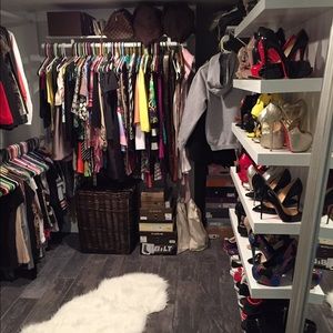 Not for sale... My closet