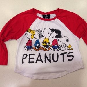 Peanuts crop top