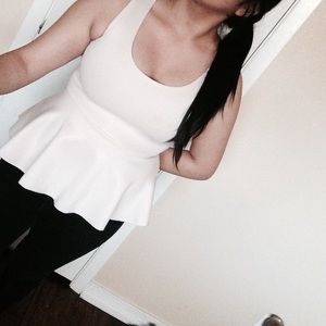 Blush Peplum Top🌸😌