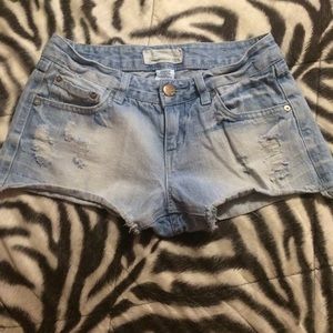 Maurice's jean shorts