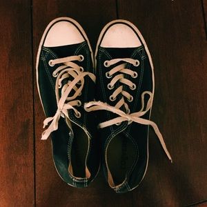 Size 9 navy converse **ONE DAY SALE!! $17!!**