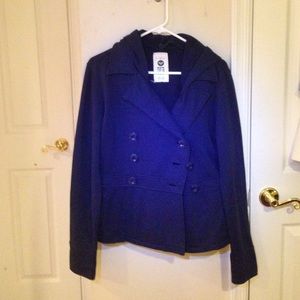 NAVY ROXY FALL JACKET