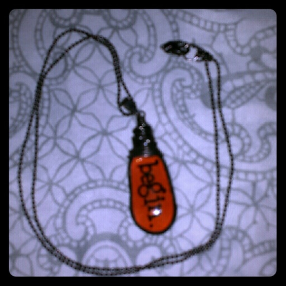 "Begin" necklace