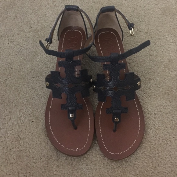 Tory Burch Chandler Wedge Sandal Brand New Sz 9.5