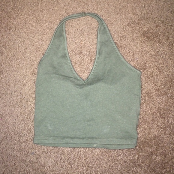 Green Brandy halter top