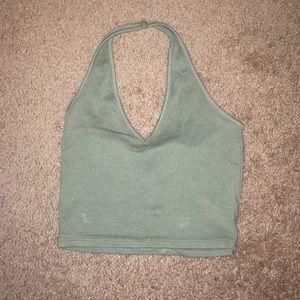 Green Brandy halter top