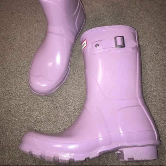 Lavender hunter boots💜