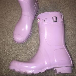 Lavender hunter boots💜
