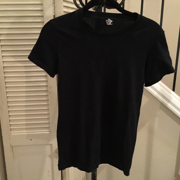 American Apparel | black short sleeve tee - Picture 1 of 2