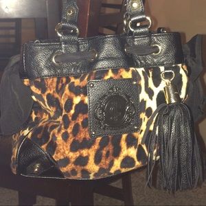 Juicy couture cheetah print purse