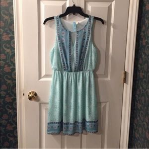 Francesca's Blue Dress
