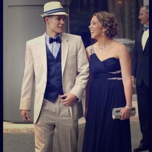 Navy Blue Formal/Prom Dress