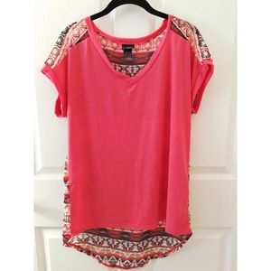 Daytrip pink/multicolored shirt.