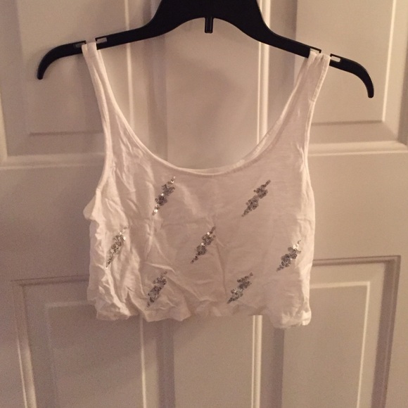 Express white crop top - Picture 1 of 2