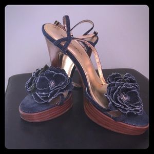 Jean Rose Strappy Sandals- Size 8