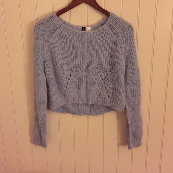 Fuzzy sweater top