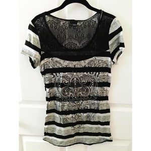 Daytrip short sleeved embellished t-shirt