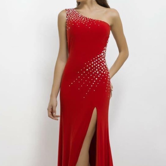 Scrappy back Prom dress