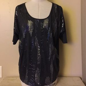 Express Sequin Design Top