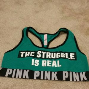 Pink Sport Bra