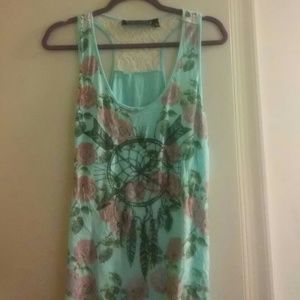 Cute Love Dreamcatcher Tank Top