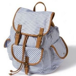 Striped Backpack
