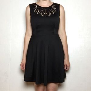 Black Eyelet Dress